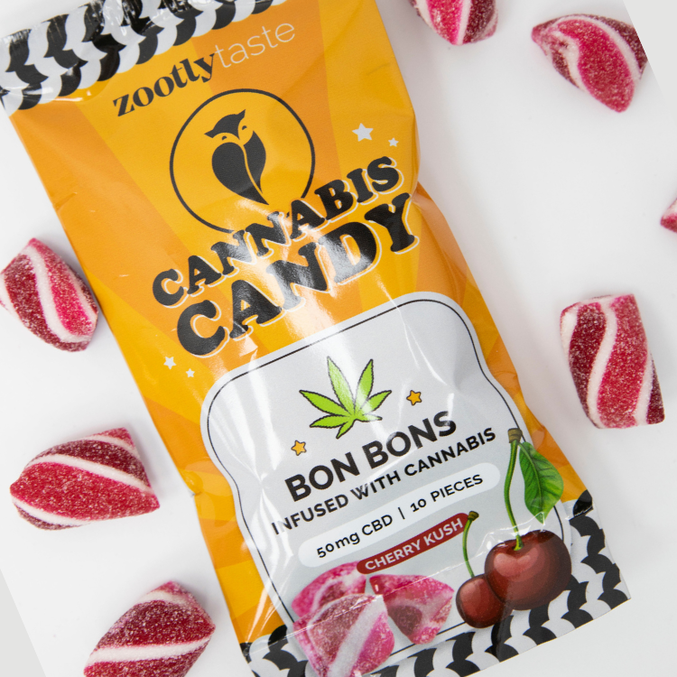 Zootly CBD Bon Bons – Cherry Kush 50mg